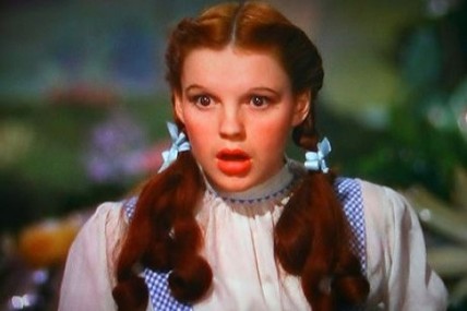 Judy Garland in 1939's The Wizard of Oz. She received a special Oscar® for her role as Dorothy.
