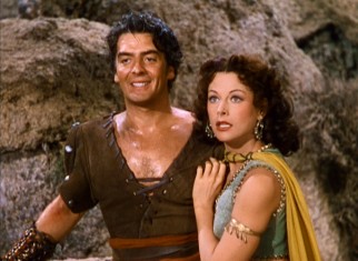 Victor Mature and Hedy Lamarr in Samson and Delilah