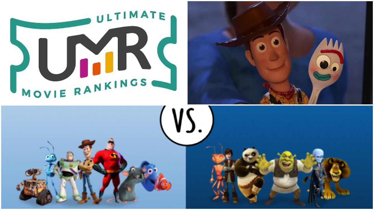 Pixar Movies Vs Dreamworks Movies Ultimate Movie Rankings